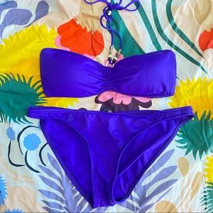 purple ralph lauren bikini set
